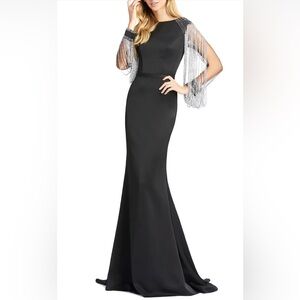 Mac Duggal Dress (Black & Silver)